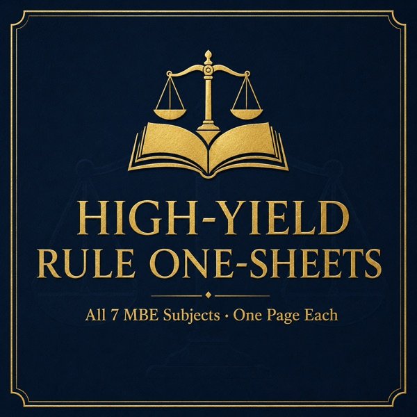 The MBE Trap Cheat Sheet